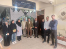 بازدید ریاست و اعضای شورای آموزشی دانشکده هنر و معماری از غرفه های دانشجویی انجمن های علمی دانشگاه (جشنواره جهش)