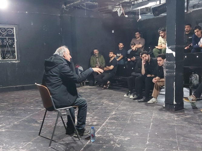 برگزاری کارگاه دو روزه بازیگری در دانشکده هنر و معماری توسط آقای سیامک صفری بازیگر تئاتر، تلویزیون و سینما