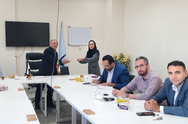 جلسه معارفه مدیر گروه جدید علوم ورزشی