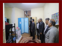 بازدید ریاست محترم دانشگاه و هیات همراه از خوابگاه ها