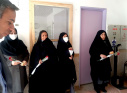 حضور سرزده معاون محترم دانشجویی بمناسبت روز زن و اهدایی گل به همکاران گرامی این حوزه