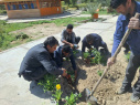 گزارش تصویری آیین روز درختکاری در حوزه معاونت دانشجویی