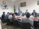 جلسه معاونت محترم دانشجویی جناب آقای دکتر چاری بهمراه مدیران حوزه