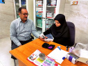 گزارش تصویری از تست قندخون (ناشتا) و کنترل فشار خون بمناسبت هفته سلامت برای کارکنان و اعضای هیات علمی