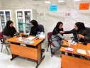 گزارش تصویری از تست قندخون (ناشتا) و کنترل فشار خون بمناسبت هفته سلامت برای کارکنان و اعضای هیات علمی