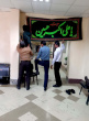 نصب پارچه مشکی به مناسبت  فرارسیدن ماه محرم درحوزه  معاونت دانشجویی