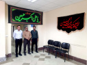 نصب پارچه مشکی به مناسبت  فرارسیدن ماه محرم درحوزه  معاونت دانشجویی