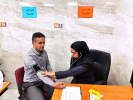 گزارش تصویری از تست قندخون (ناشتا) و کنترل فشار خون بمناسبت هفته سلامت برای کارکنان و اعضای هیات علمی