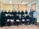 تجلیل از دانش آموزان دخترانه متوسطه اول که موفق به کسب رتبه‌های ارزشمند دردوازدهمین دوره جشنواره نوجوان خوارزمی