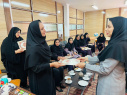 تجلیل از دانش آموزان دخترانه متوسطه اول که موفق به کسب رتبه‌های ارزشمند دردوازدهمین دوره جشنواره نوجوان خوارزمی