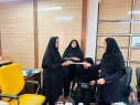 تجلیل از دانش آموزان دخترانه متوسطه اول که موفق به کسب رتبه‌های ارزشمند دردوازدهمین دوره جشنواره نوجوان خوارزمی