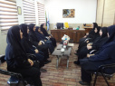 تجلیل از مدیر دبیرستان دخترانه(متوسطه دوم) به دلیل کسب رتبه برتر میانگین امتحانات نهایی