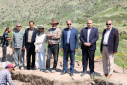 Implementation of the Zabol University's external project to determine the area and boundaries of the Dinarzari historical site in Garmeh city