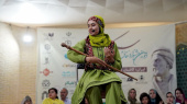 The brilliance of the student of the performing arts department of Zabul University in the second national impersonation and narration festival