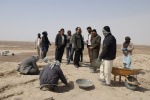 The Director General of Cultural Heritage, Tourism and Handicrafts of Sistan and Baluchestan and the Deputy Public Law Officer of the Zahedan Prosecutor's Office and a group of journalists from Zahedan and Sistan visited the archaeological education site