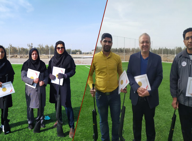 برگزاری مسابقات تیراندازی با تفنگ بادی  ویژه کارکنان و اعضای هیات علمی