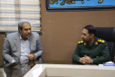 دیدار صمیمانه هیات رئیسه دانشگاه با سرهنگ ملایی فرمانده ناحیه مقاومت بسیج سپاه شهرستان زابل به مناسبت سال نو