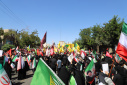 گزارش تصویری حضور جامعه دانشگاهی دانشگاه زابل در مراسم وداع و تشییع رهبر شهید انقلاب اسلامی در شهر مشهد مقدس