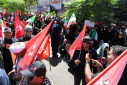 گزارش تصویری حضور جامعه دانشگاهی دانشگاه زابل در مراسم وداع و تشییع رهبر شهید انقلاب اسلامی در شهر مشهد مقدس