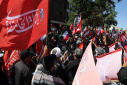 گزارش تصویری حضور جامعه دانشگاهی دانشگاه زابل در مراسم وداع و تشییع رهبر شهید انقلاب اسلامی در شهر مشهد مقدس