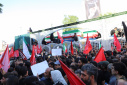گزارش تصویری حضور جامعه دانشگاهی دانشگاه زابل در مراسم وداع و تشییع رهبر شهید انقلاب اسلامی در شهر مشهد مقدس