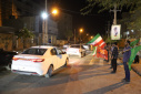 گزارش تصویری از پرچم گردانی و عرض ارادت به پرچم مقدس جمهوری اسلامی ایران توسط دانشگاهیان دانشگاه زابل در دویست و بیست و یکمین شب از اجتماعات مردمی