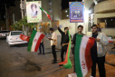 گزارش تصویری از پرچم گردانی و عرض ارادت به پرچم مقدس جمهوری اسلامی ایران توسط دانشگاهیان دانشگاه زابل در دویست و بیست و یکمین شب از اجتماعات مردمی