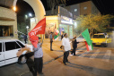 گزارش تصویری از پرچم گردانی و عرض ارادت به پرچم مقدس جمهوری اسلامی ایران توسط دانشگاهیان دانشگاه زابل در دویست و بیست و یکمین شب از اجتماعات مردمی