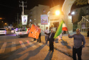 گزارش تصویری از پرچم گردانی و عرض ارادت به پرچم مقدس جمهوری اسلامی ایران توسط دانشگاهیان دانشگاه زابل در دویست و بیست و سومین شب از اجتماعات مردمی