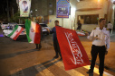 گزارش تصویری از پرچم گردانی و عرض ارادت به پرچم مقدس جمهوری اسلامی ایران توسط دانشگاهیان دانشگاه زابل در دویست و بیست و سومین شب از اجتماعات مردمی