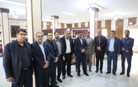 دیدار سرپرست و اعضای هیات رییسه دانشگاه با دادستان شهرستان زابل بمناسبت هفته قوه قضاییه