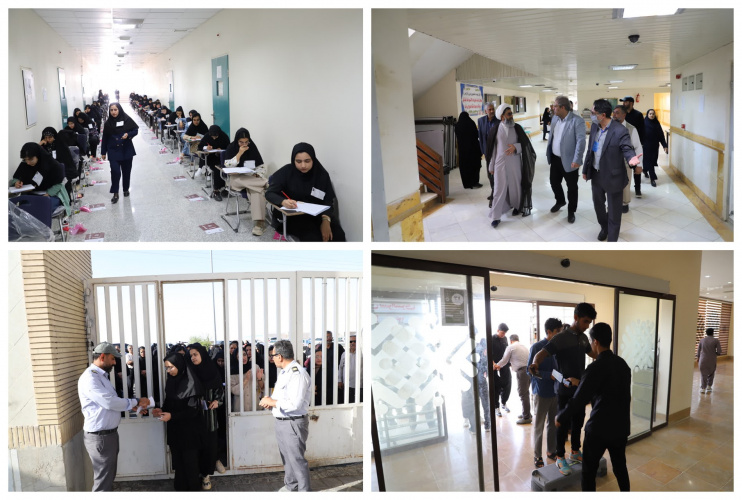 تقدیر و تشکر رئیس دانشگاه از کلیه عوامل اجرایی کنکور سراسری ۱۴۰۴