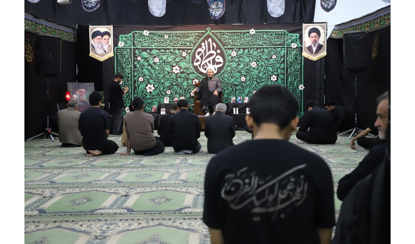 برگزاری  مراسم عزاداری ایام فاطمیه در دانشگاه زابل